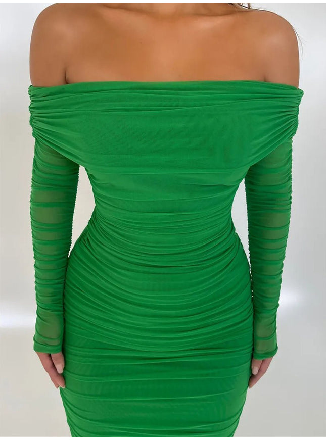 Reagan Off Shoulder Maxi Dress - Fashion Pov