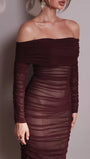 Reagan Off Shoulder Maxi Dress - Fashion Pov
