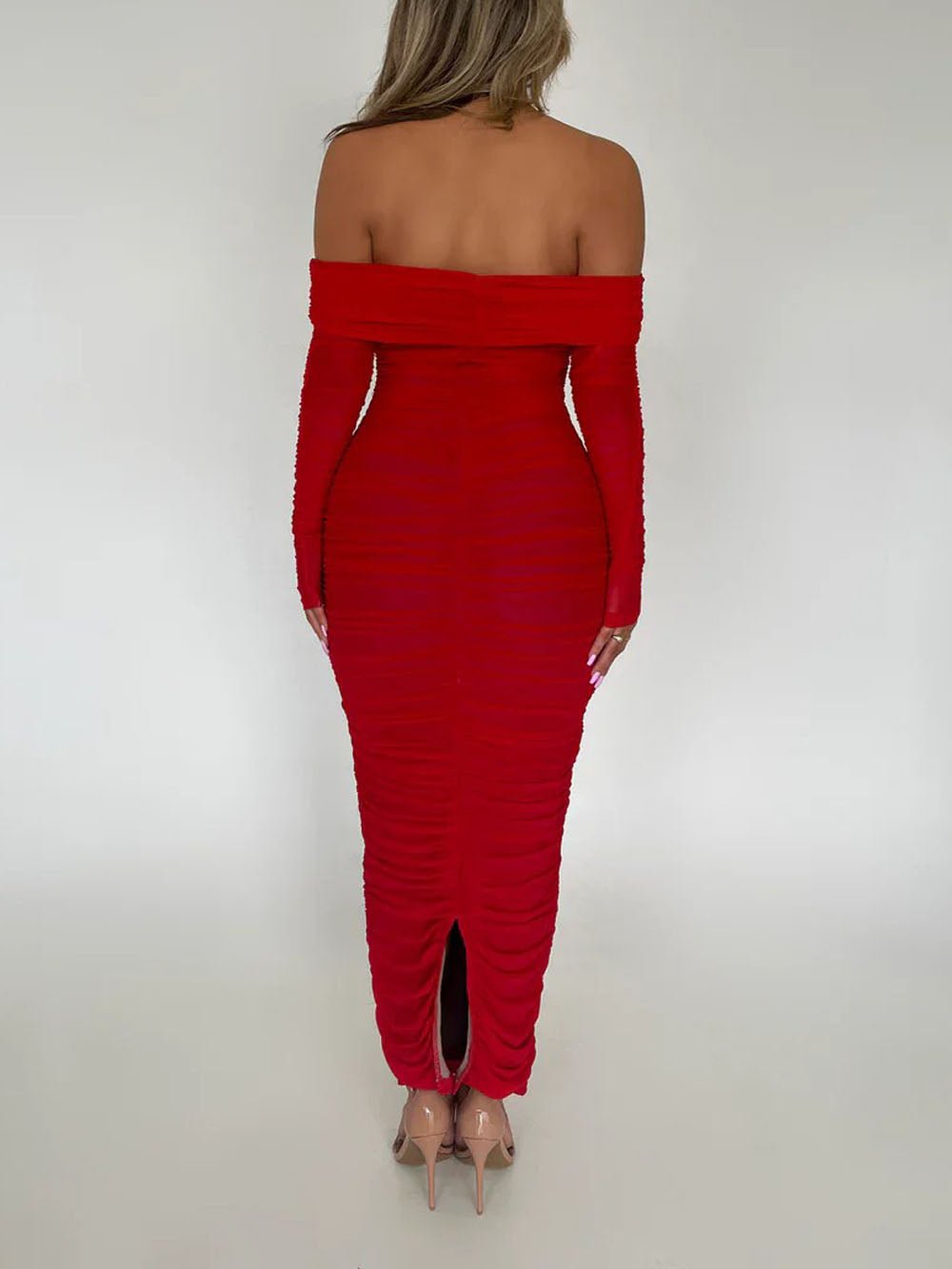 Reagan Off Shoulder Maxi Dress - Fashion Pov