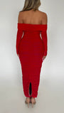 Reagan Off Shoulder Maxi Dress - Fashion Pov