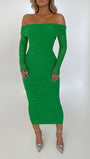 Reagan Off Shoulder Maxi Dress - Fashion Pov