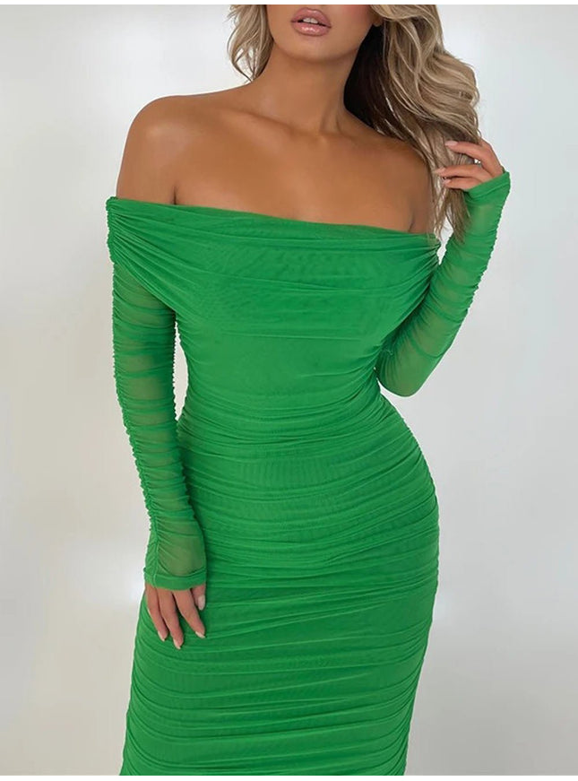 Reagan Off Shoulder Maxi Dress - Fashion Pov