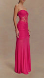 Rebecca Backless Off Shoulder Maxi Dress - Fashion Pov