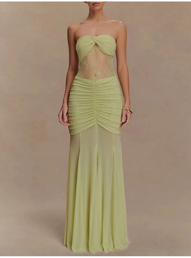 Rebecca Backless Off Shoulder Maxi Dress - Fashion Pov
