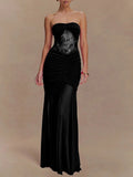Rebecca Backless Off Shoulder Maxi Dress - Fashion Pov
