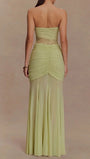 Rebecca Backless Off Shoulder Maxi Dress - Fashion Pov
