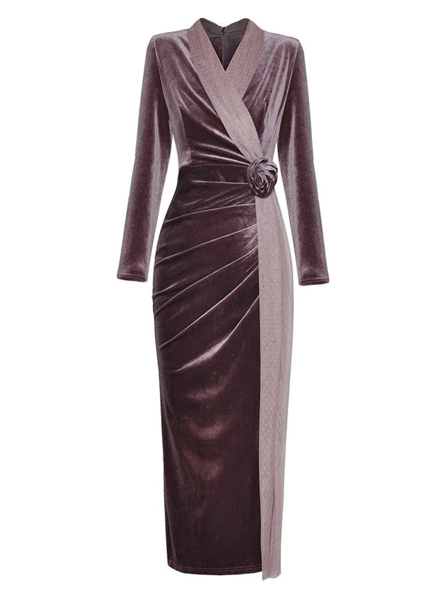 Rebecca Buttock Slim Maxi Dress - Fashion Pov