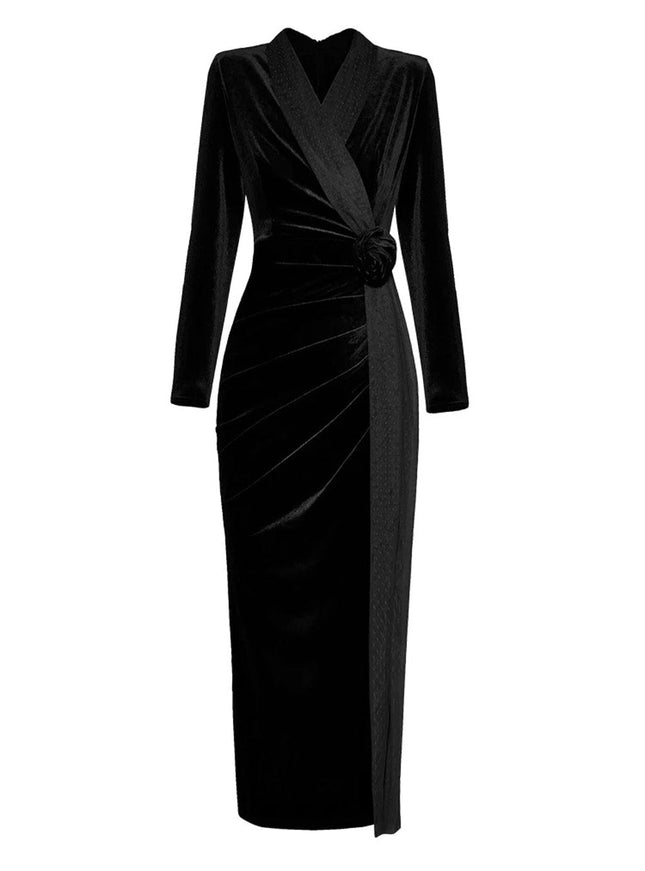 Rebecca Buttock Slim Maxi Dress - Fashion Pov