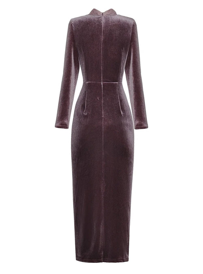 Rebecca Buttock Slim Maxi Dress - Fashion Pov