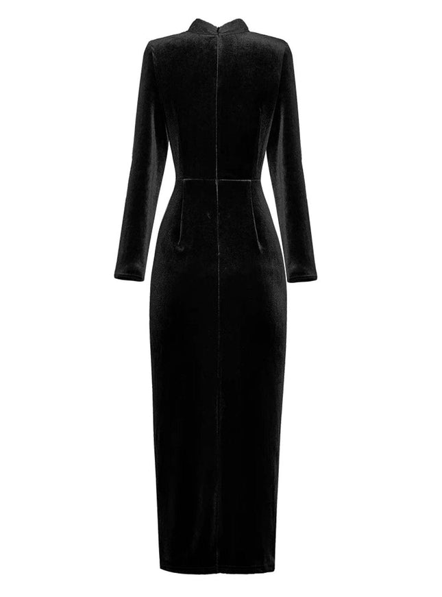 Rebecca Buttock Slim Maxi Dress - Fashion Pov