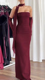 River Off Shoulder Backless Maxi Dress - Fashion Pov