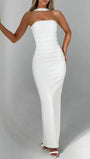 River Off Shoulder Backless Maxi Dress - Fashion Pov