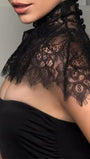 Romy Lace Yoke Mini Dress - Fashion Pov