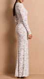Rosalie Lace Plunge Gown Dress - Fashion Pov