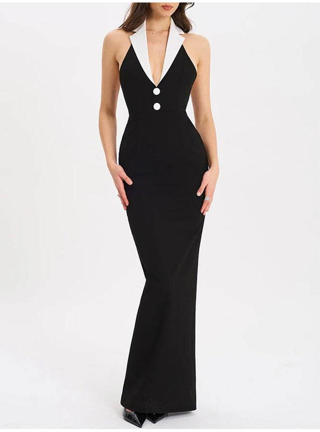 Rose Sleeveless Maxi Dress - Fashion Pov