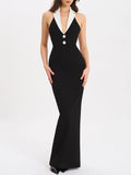 Rose Sleeveless Maxi Dress