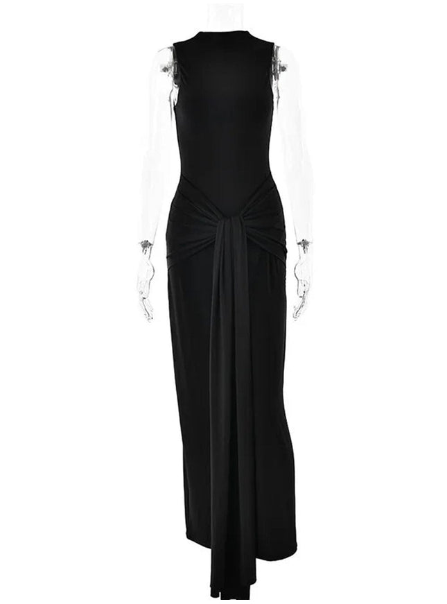 Ruched Bodycon Ruched Maxi Dress - Fashion Pov