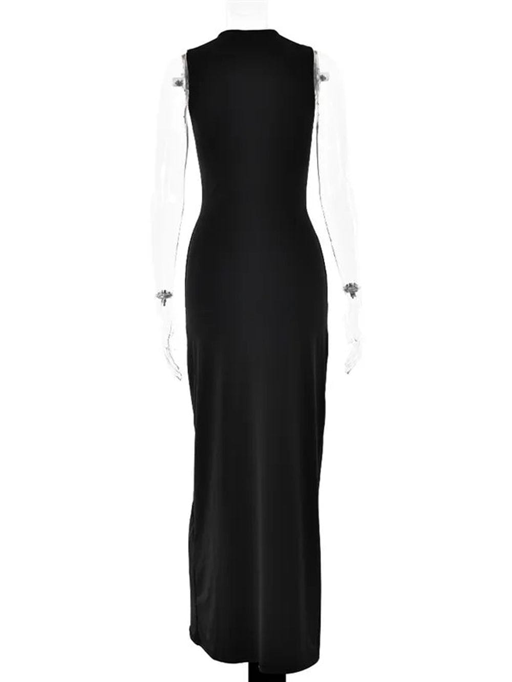 Ruched Bodycon Ruched Maxi Dress - Fashion Pov
