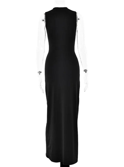 Ruched Bodycon Ruched Maxi Dress - Fashion Pov
