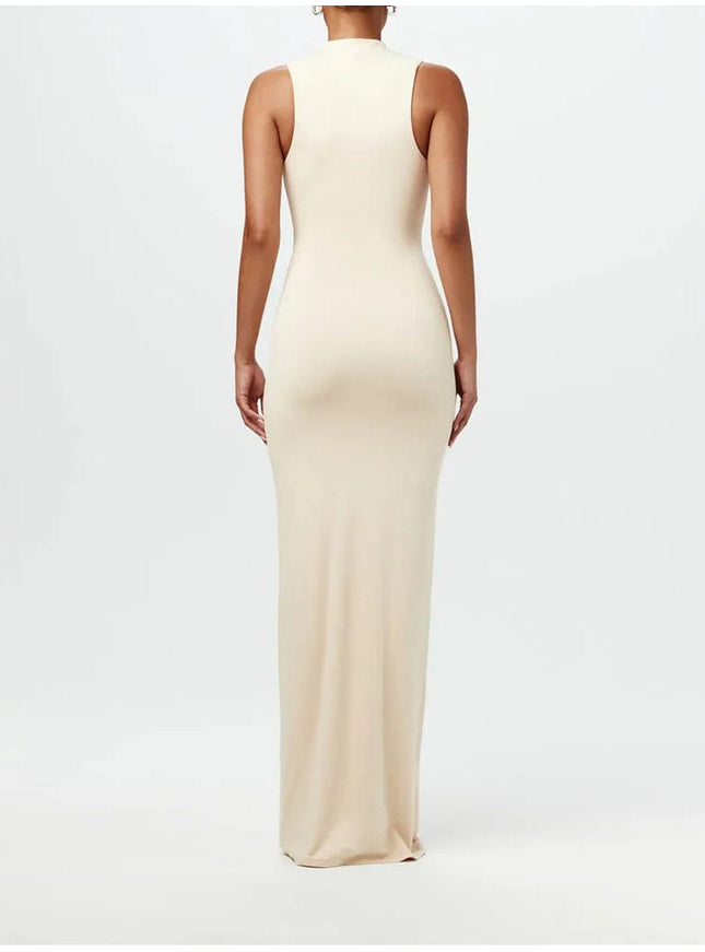 Ruched Bodycon Ruched Maxi Dress - Fashion Pov