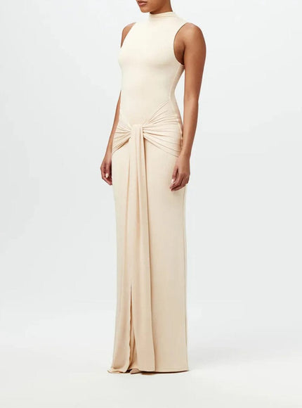 Ruched Bodycon Ruched Maxi Dress - Fashion Pov