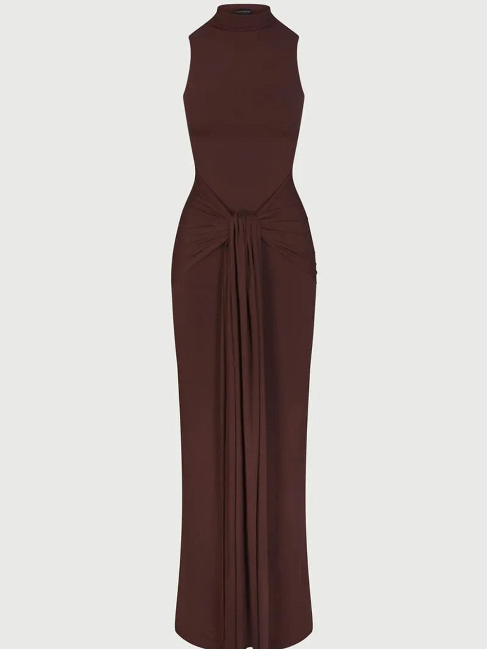 Ruched Bodycon Ruched Maxi Dress - Fashion Pov