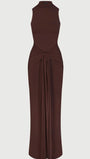 Ruched Bodycon Ruched Maxi Dress - Fashion Pov