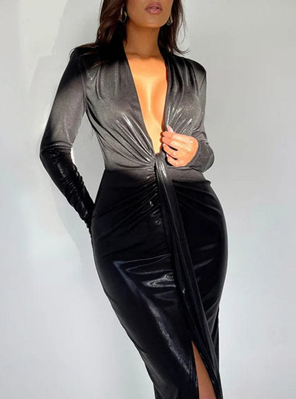 Rylee Bodycon Maxi Dress - Fashion Pov