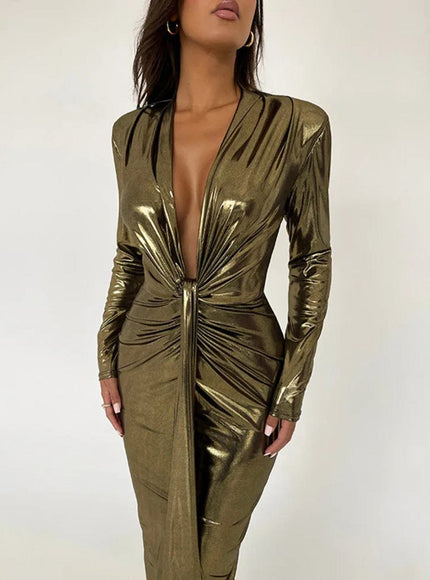 Rylee Bodycon Maxi Dress - Fashion Pov