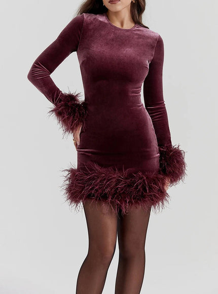 Ryleigh Long Sleeve Bodycon Mini Dress - Fashion Pov