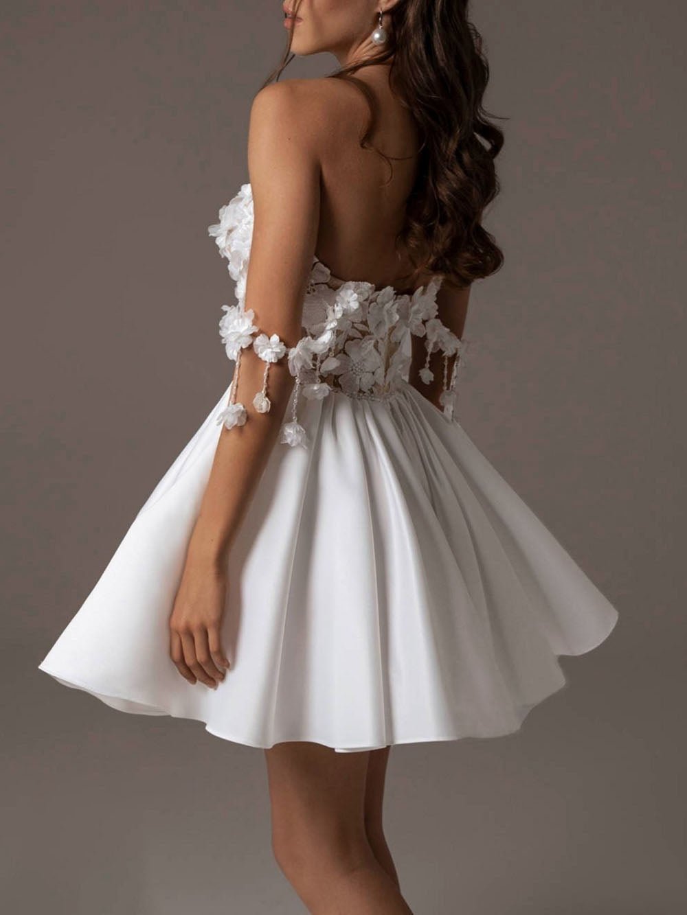 Sage Backless Mini Dress White / 26w Sage Backless Mini Dress White / 26w