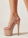Sara Buckle Strap Pump Shoe - Fashion Pov