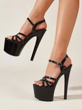 Sara Buckle Strap Pump Shoe - Fashion Pov