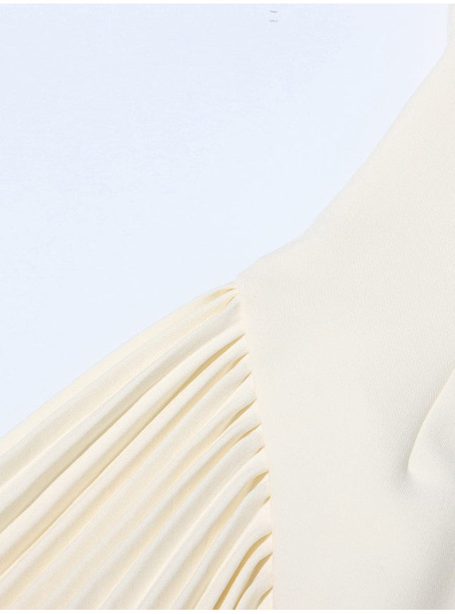 Sathvika Hollow Out Fold Midi Dress - Fashion Pov