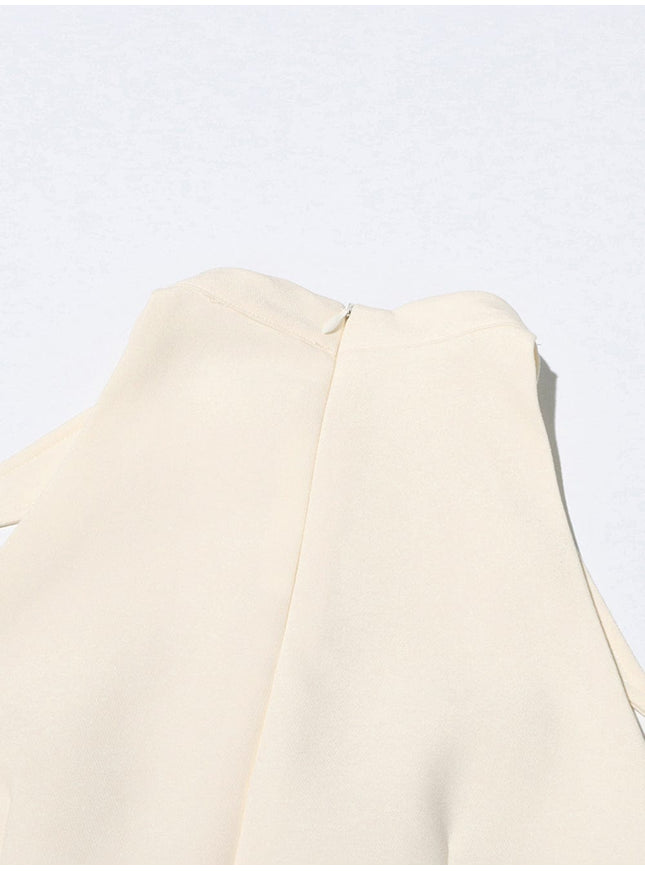 Sathvika Hollow Out Fold Midi Dress - Fashion Pov