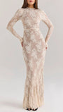 Scarlett Long Sleeve Maxi Dress - Fashion Pov
