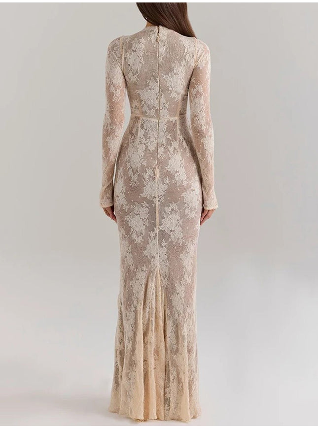 Scarlett Long Sleeve Maxi Dress - Fashion Pov