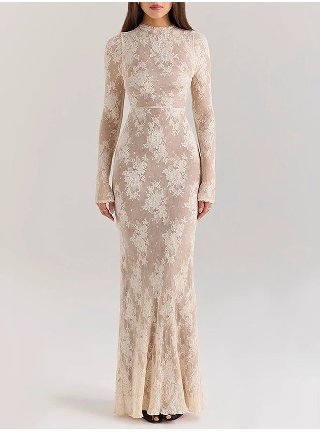Scarlett Long Sleeve Maxi Dress - Fashion Pov
