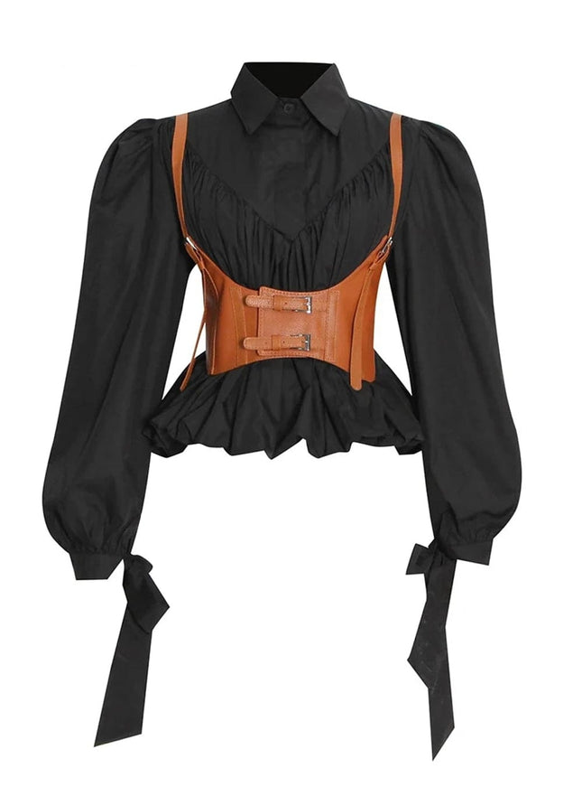 Scotlyn Streetwear Leather Shirt - Fashion Pov