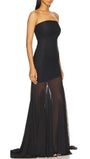 Seraphine Strapless Mesh Maxi Dress - Fashion Pov