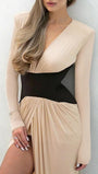 Serena Deep V Backless Maxi Dress - Fashion Pov