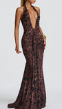 Serena Leopard Halter Maxi Dress - Fashion Pov