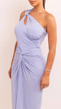 Serena One - Shoulder Draped Maxi Dress - Fashion Pov
