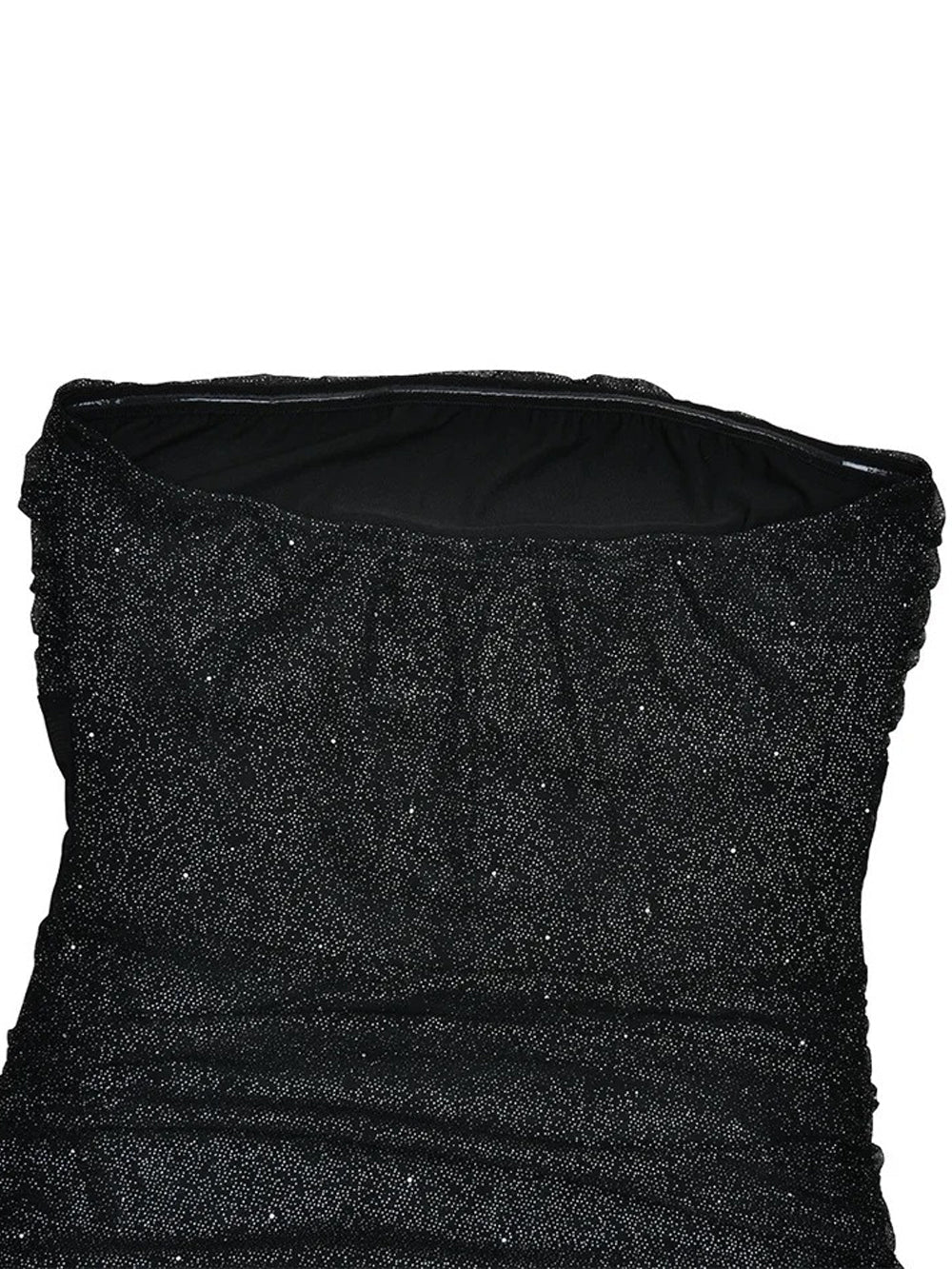 Serena Sparkle Draped Evening Gown - Fashion Pov