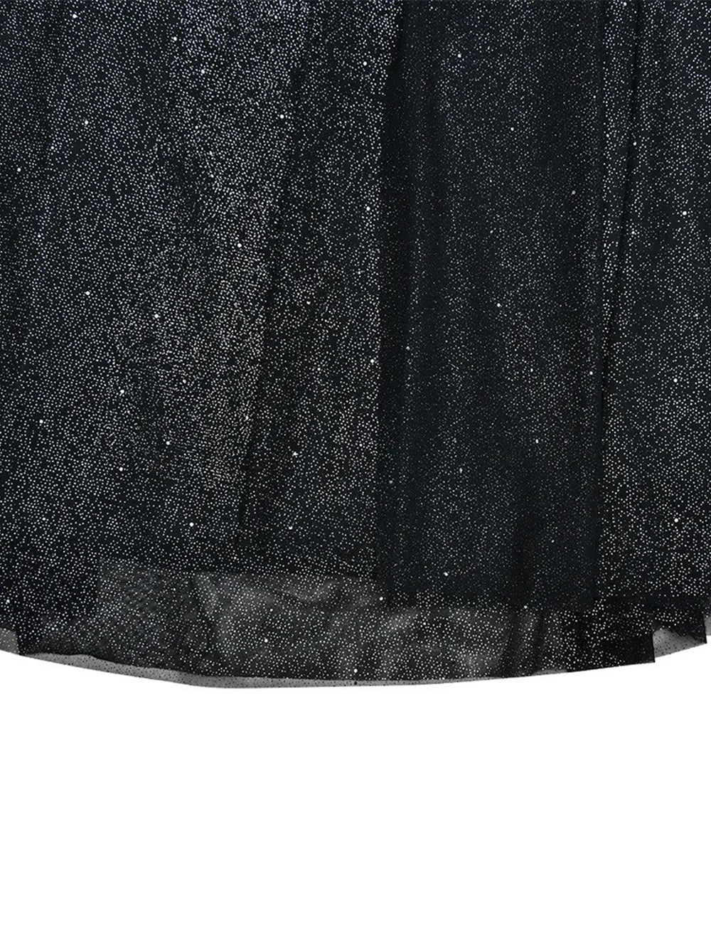 Serena Sparkle Draped Evening Gown - Fashion Pov