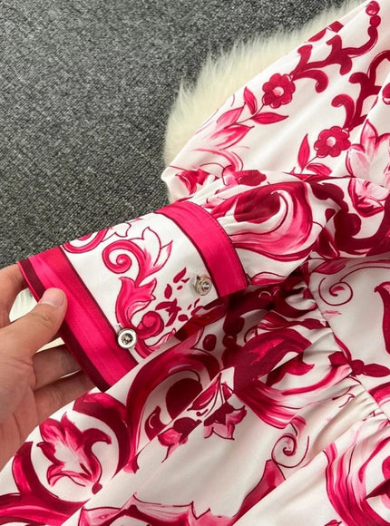 Serenity Single Breasted Belt Maxi Dress - Fashion Pov