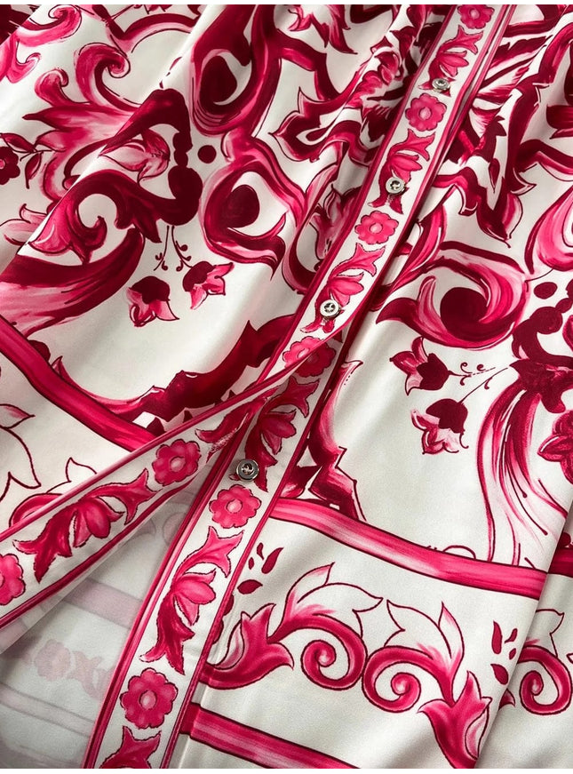 Serenity Single Breasted Belt Maxi Dress - Fashion Pov