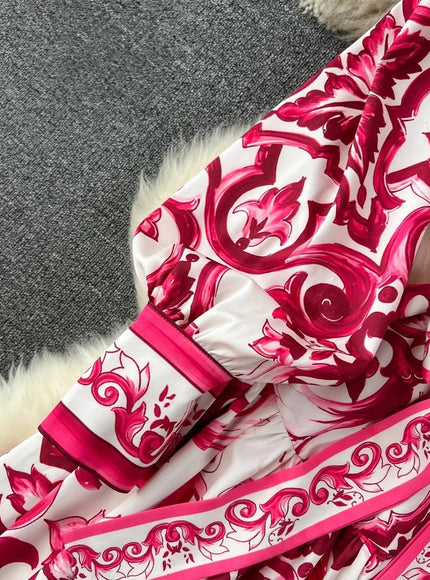 Serenity Single Breasted Belt Maxi Dress - Fashion Pov