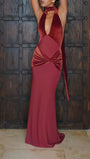 Sienna Cutout Halter Gown Dress - Fashion Pov