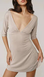 Sienna Wrap V - Neck Mini Dress - Fashion Pov